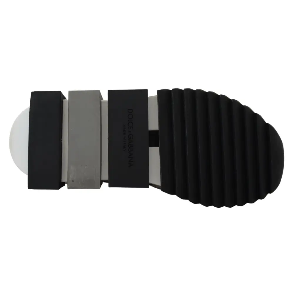 Dolce & Gabbana Silber Strass Sorrento Turnschuhe Schuhe