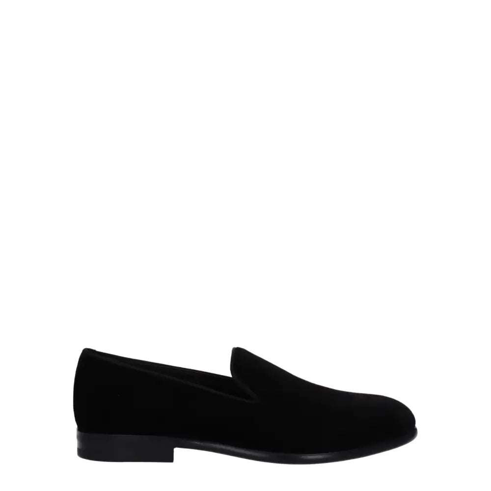 Dolce & Gabbana Slipper aus schwarzem Samt - EU39/US6