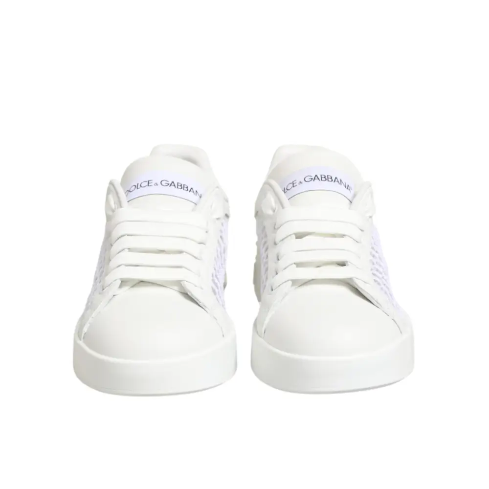 Dolce & Gabbana Sneaker mit Mesh-Einsätzen und niedrigem Schaft