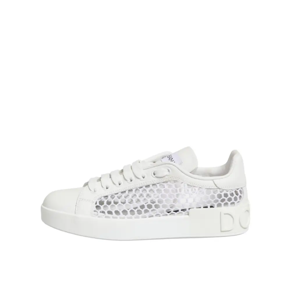 Dolce & Gabbana Sneaker mit Mesh-Einsätzen und niedrigem Schaft