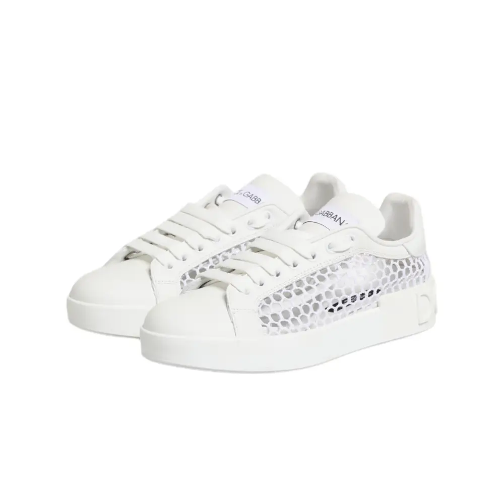 Dolce & Gabbana Sneaker mit Mesh-Einsätzen und niedrigem Schaft