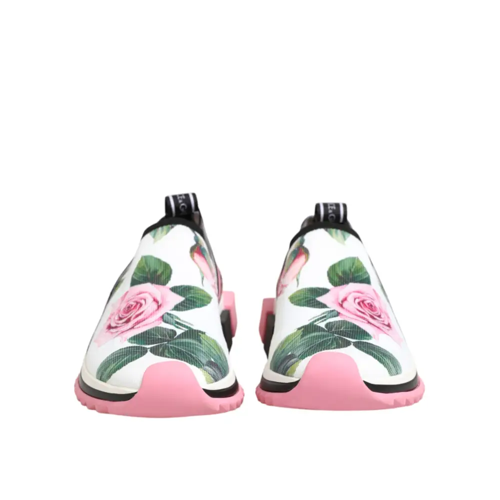Dolce & Gabbana Sneaker Sorrento mit Rosen-Print - EU37.5/US7