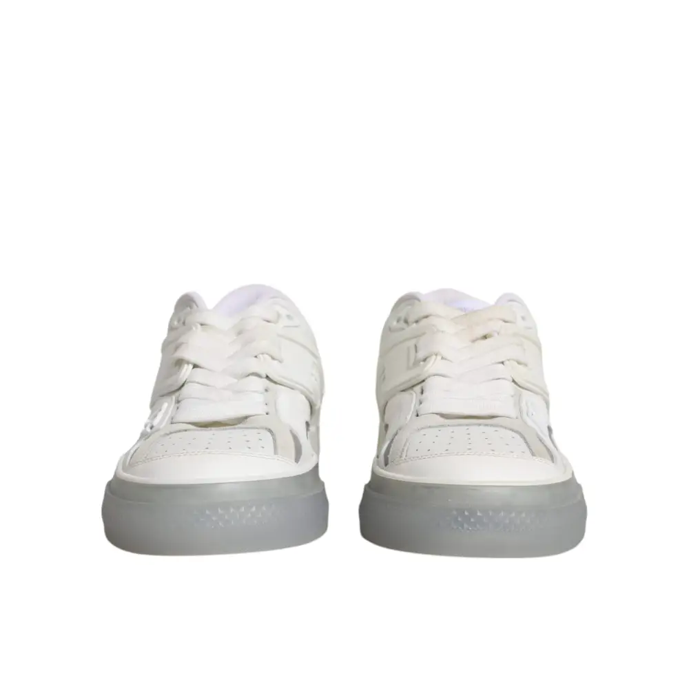 Dolce & Gabbana Weiß DG Logo CUSTOM 2.Zero Turnschuhe Schuhe - EU39/US6