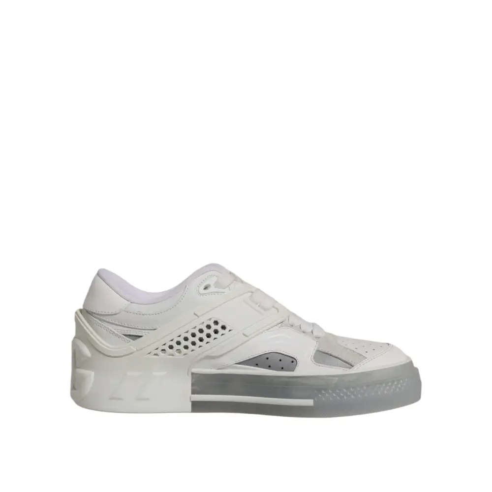 Dolce & Gabbana Weiß DG Logo CUSTOM 2.Zero Turnschuhe Schuhe - EU39/US6