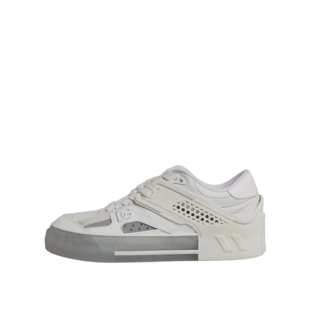 Dolce & Gabbana Weiß DG Logo CUSTOM 2.Zero Turnschuhe Schuhe - EU39/US6