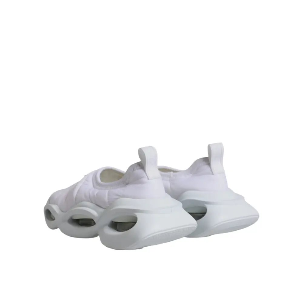 Dolce & Gabbana Weiß gepolstert Stoff Low Top Turnschuhe Schuhe - EU39/US8.5