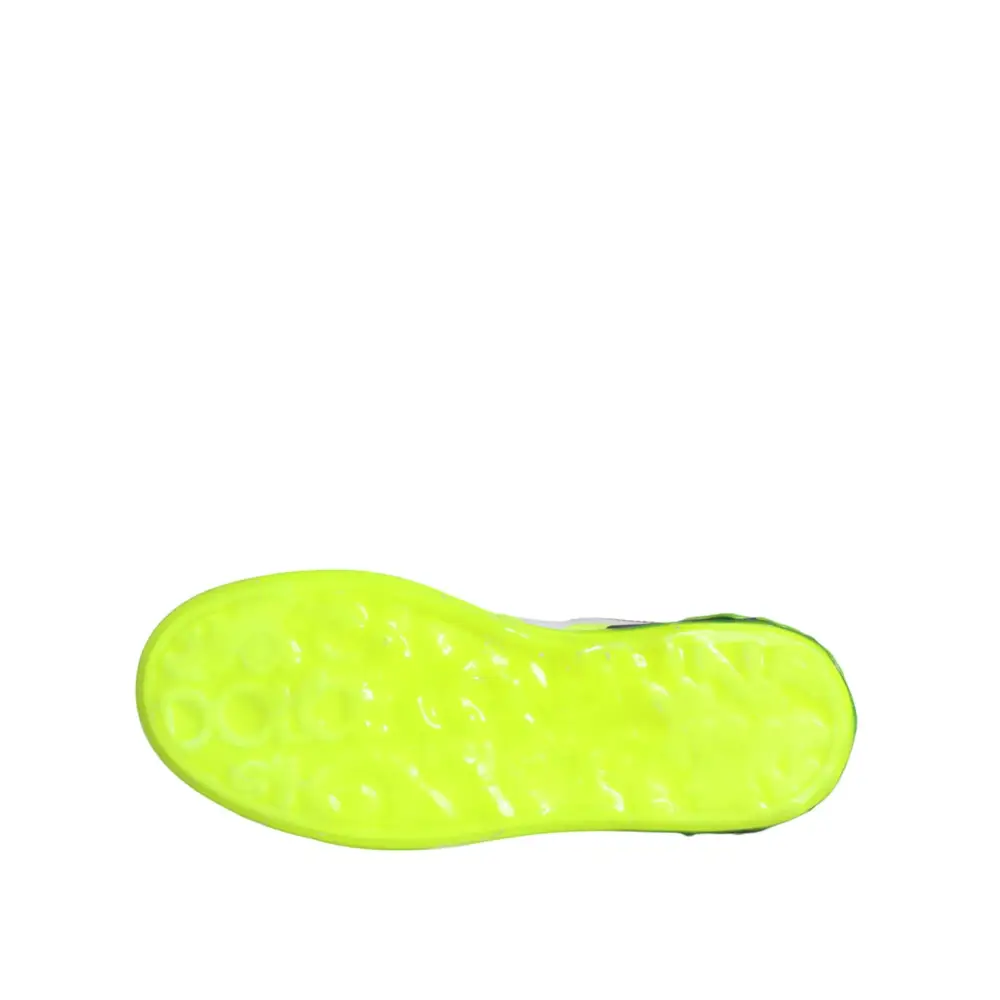 Dolce & Gabbana Weiß Leder Portofino Low Top Sneakers Schuhe - EU35/US4.5