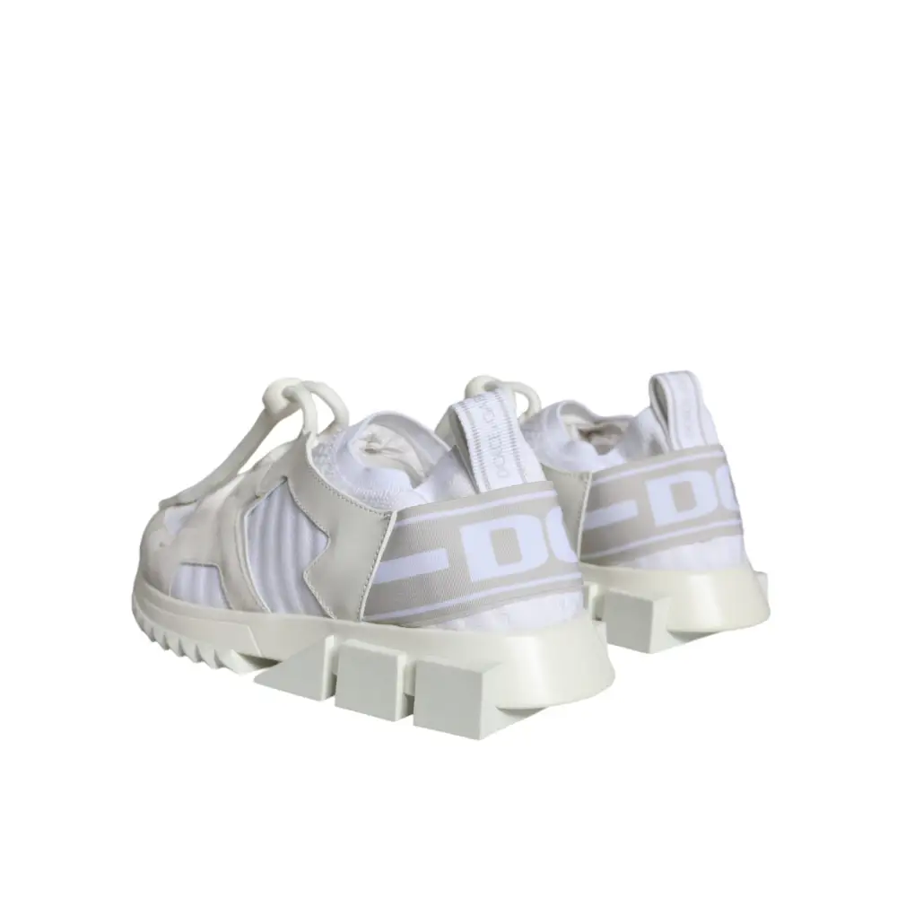 Dolce & Gabbana Weiß Mesh Sorrento Trekking Turnschuhe Schuhe - EU36.5/US6