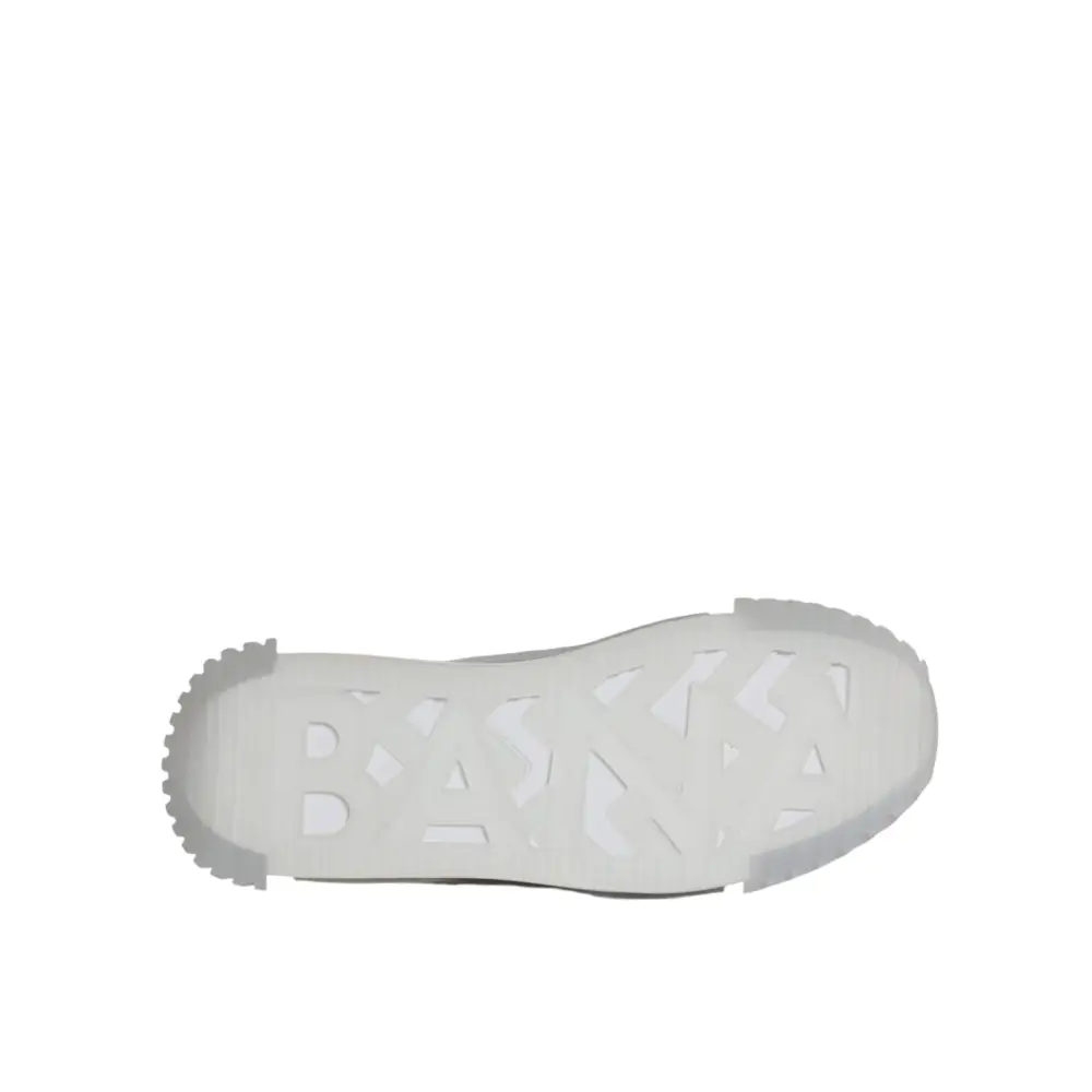 Dolce & Gabbana Weiß Silber Low Top NS1 Turnschuhe Schuhe - EU44/US11