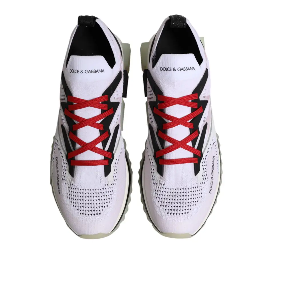 Dolce & Gabbana Weiß SORRENTO Sport Stretch Turnschuhe Schuhe - EU47/US14