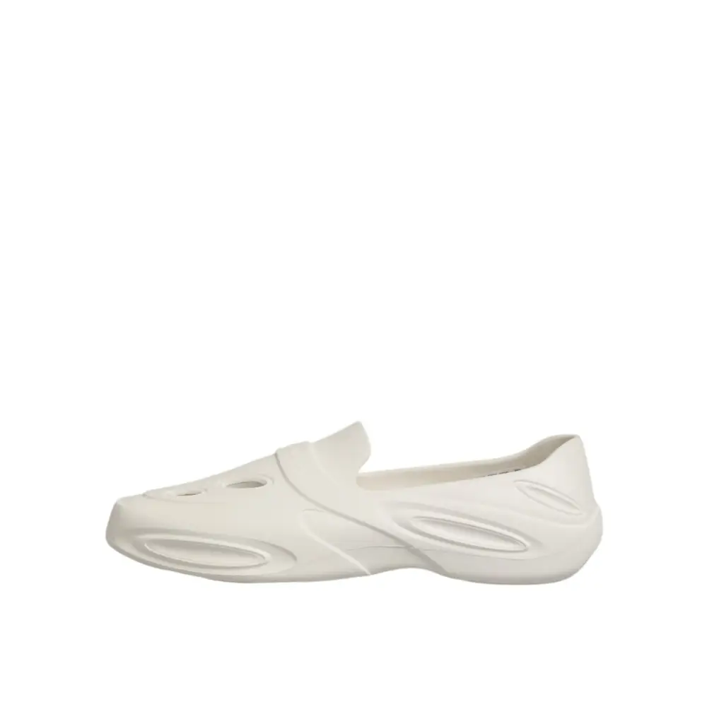 Dolce & Gabbana Weiße Gummirutschen Low Top Sneakers Schuhe - EU44/US11