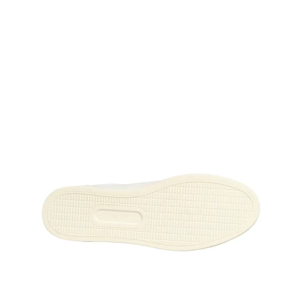 Dolce & Gabbana Weiße Sneakers aus Leder mit Herz-Applikation