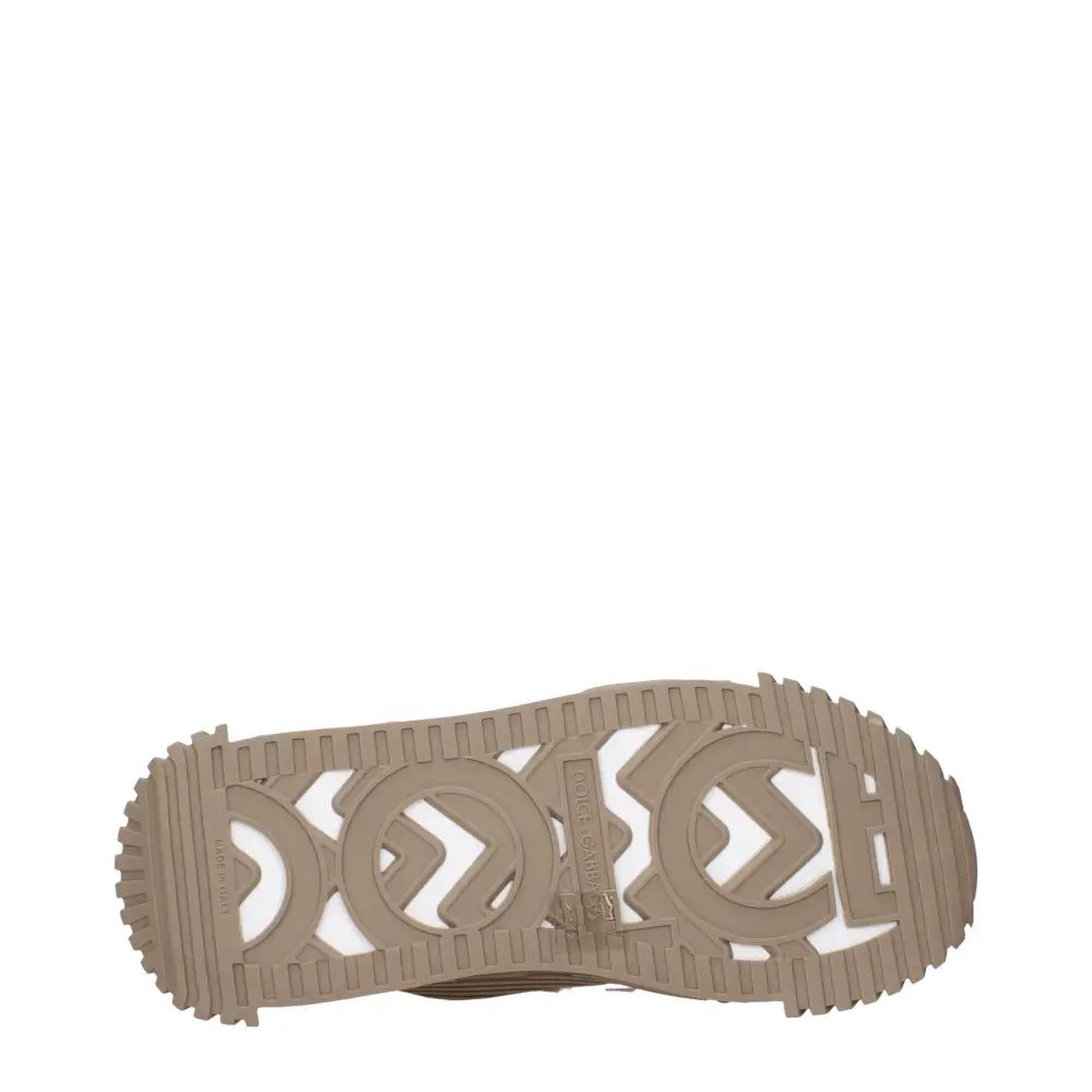Dolce & Gabbana Weiße Stoff-Sneaker