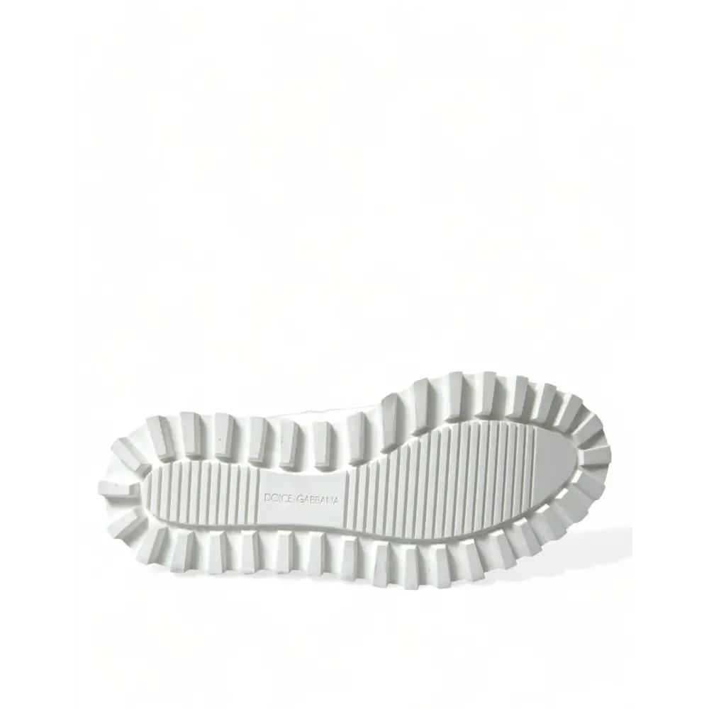 Dolce & Gabbana Weiße Vulcano Trekking-Stiefel Schuhe - EU40.5/US7.5