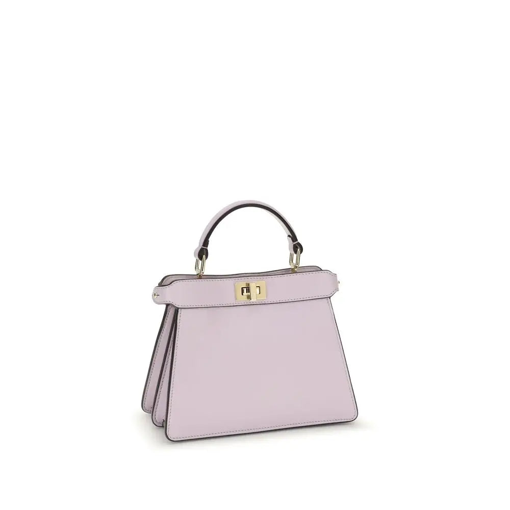 Fendi Schultertasche aus violettem Kalbsleder Bos Taurus