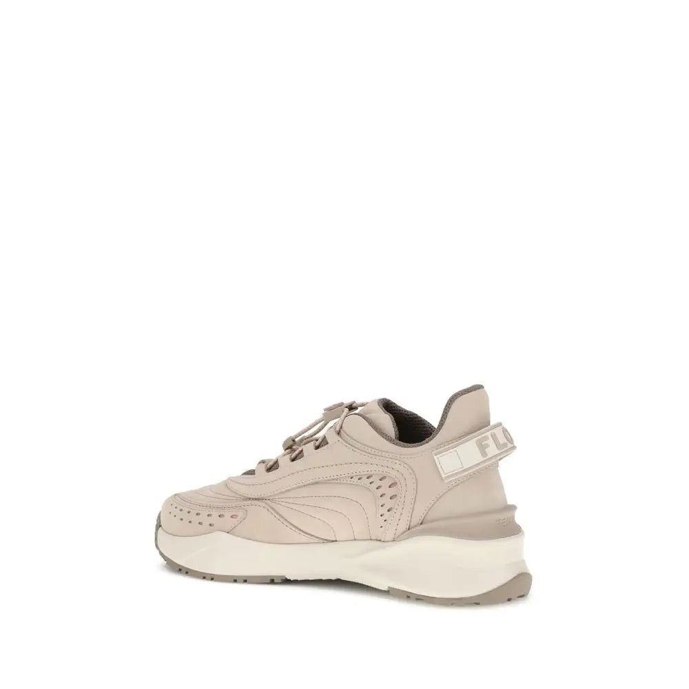 Fendi Sportliche Sneaker aus Creme-Gummi - EU41/US11