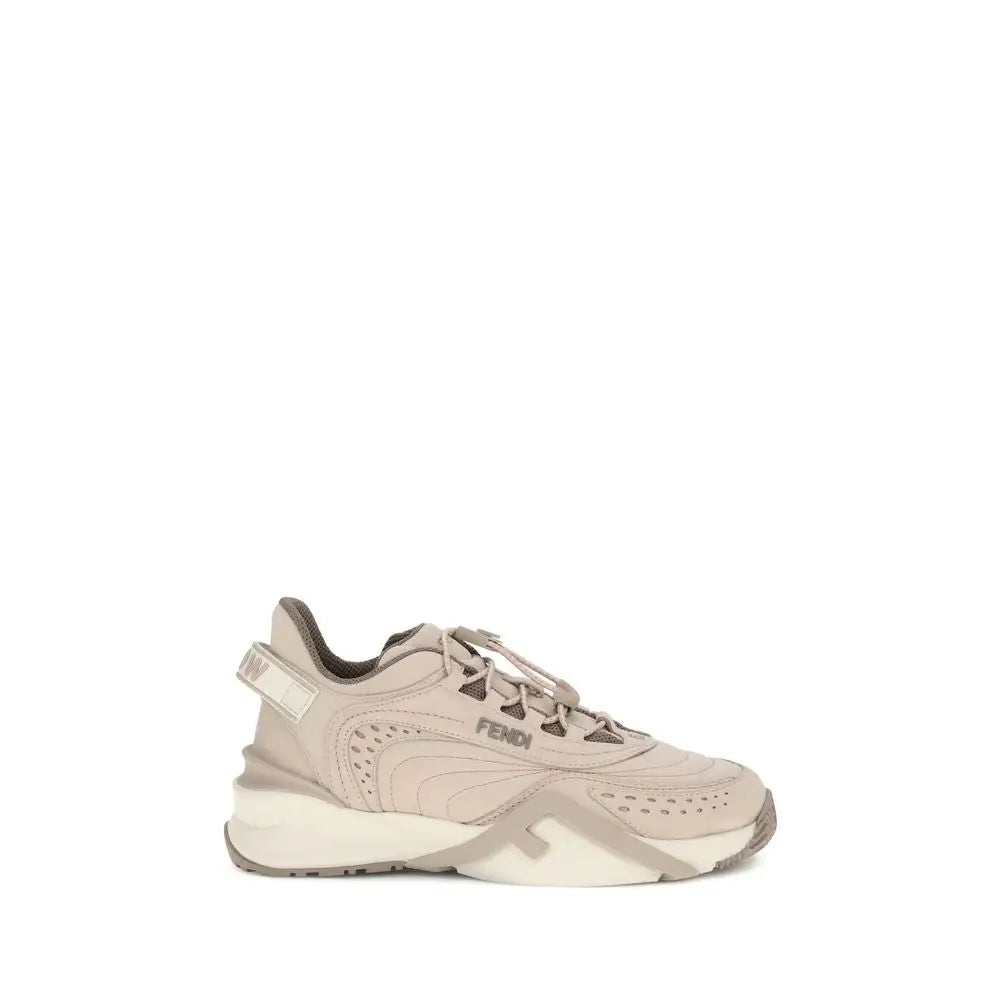 Fendi Sportliche Sneaker aus Creme-Gummi - EU41/US11