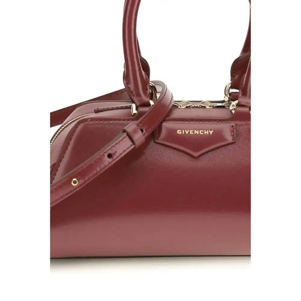 Givenchy Bordeaux Calf Leather Bos Taurus Handtasche
