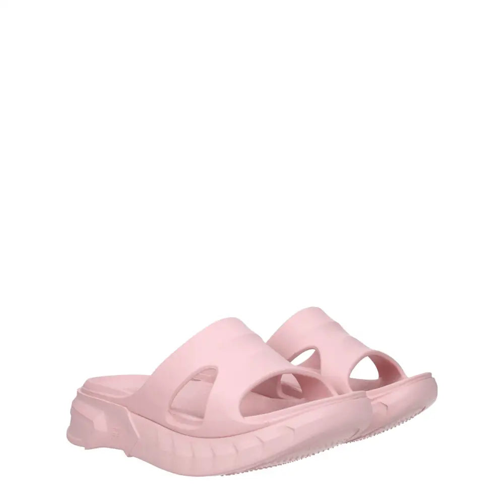 Givenchy Rosa Baumwoll-Hausschuhe - EU36/US6