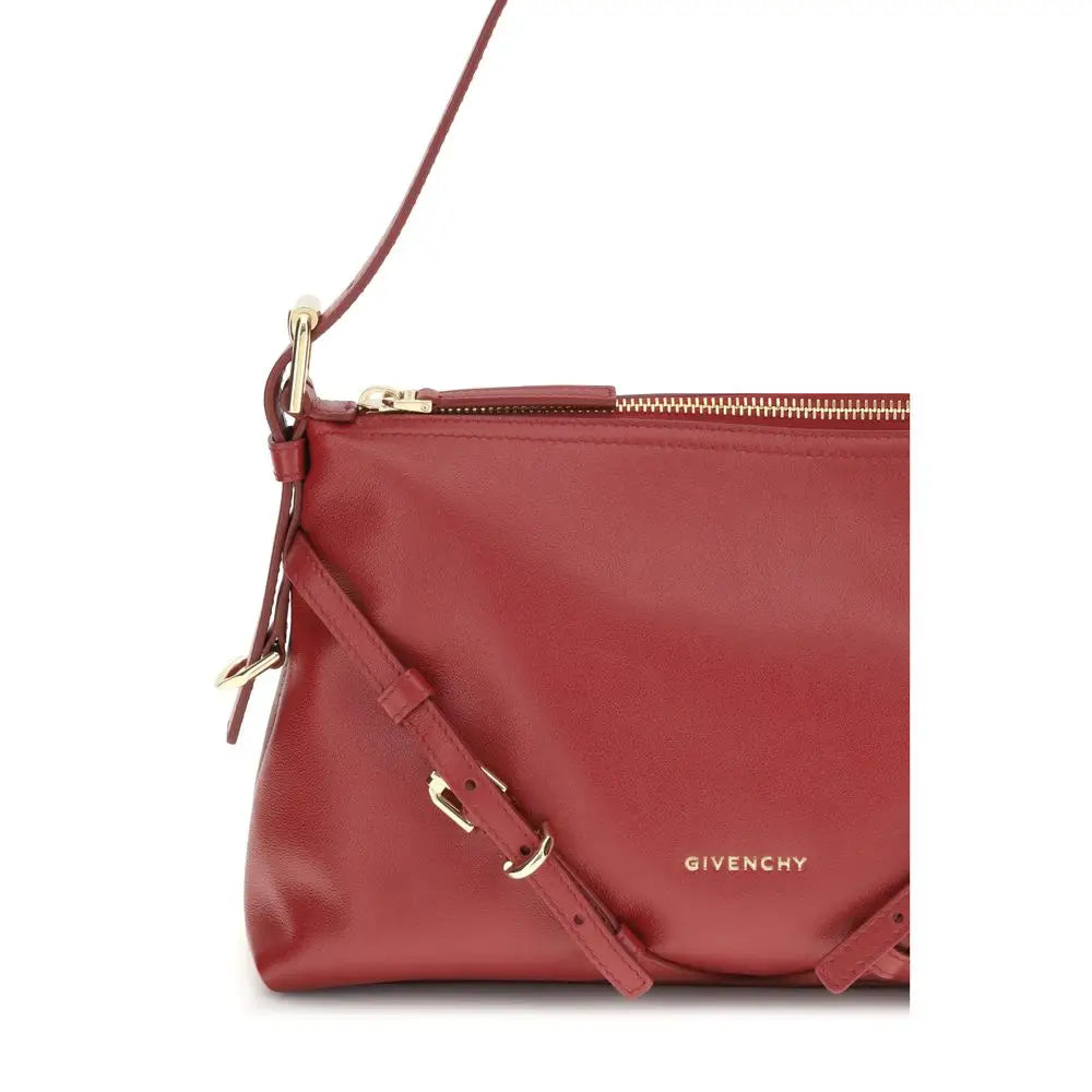 Givenchy Rote Kalbshaut Bos Taurus Schultertasche