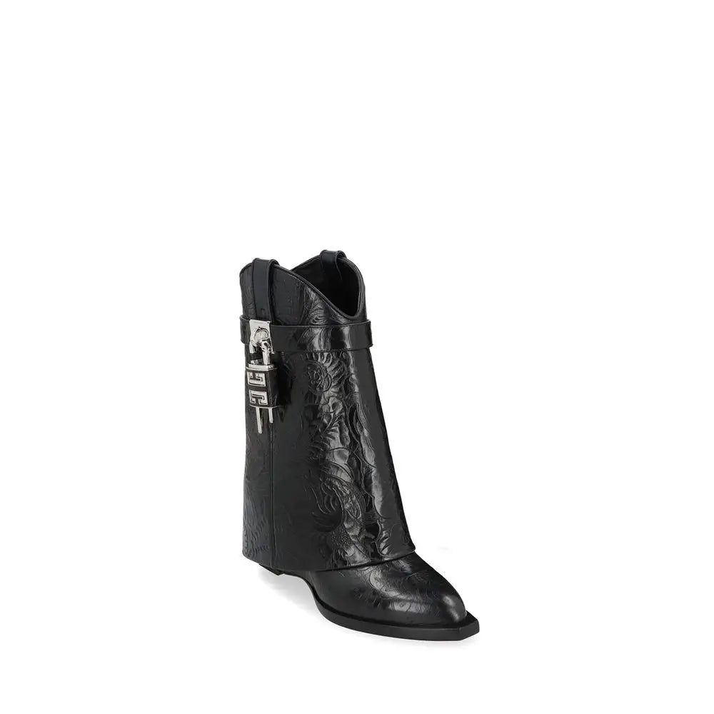 Givenchy Schwarze Ankle Boots aus Kalbsleder
