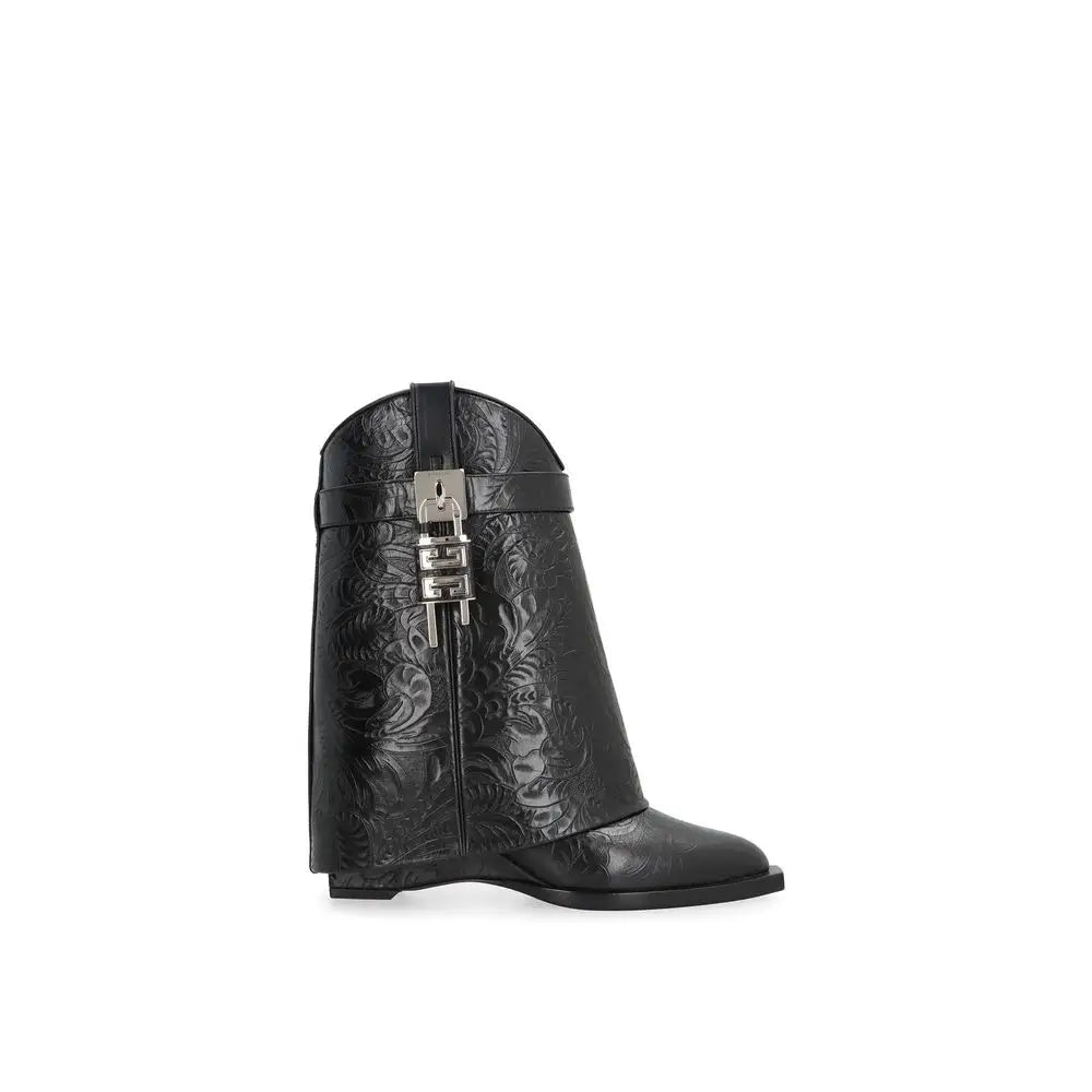 Givenchy Schwarze Ankle Boots aus Kalbsleder