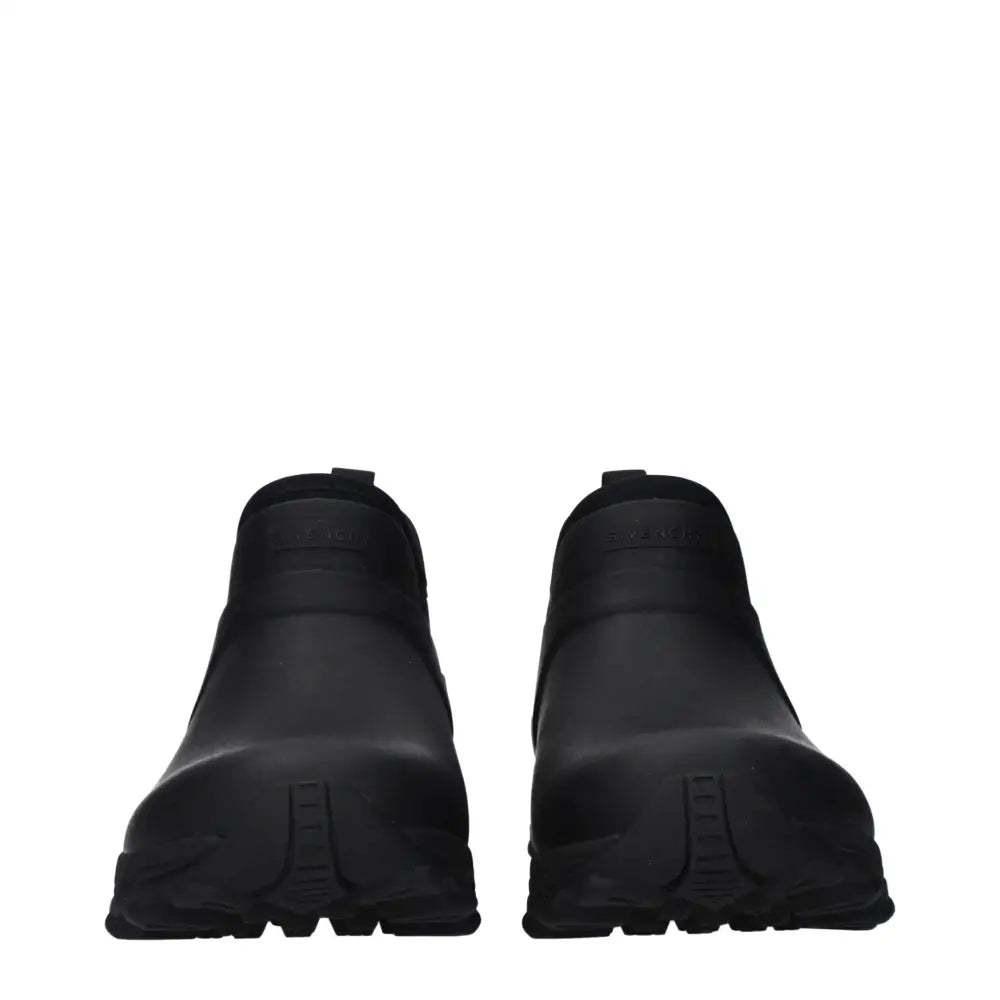 Givenchy Schwarze Baumwollstiefeletten