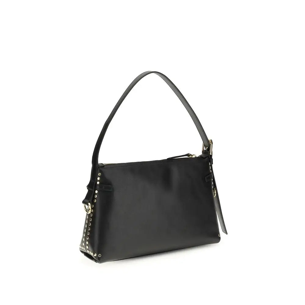 Givenchy Schwarze Bos Taurus Kalbsleder Schultertasche