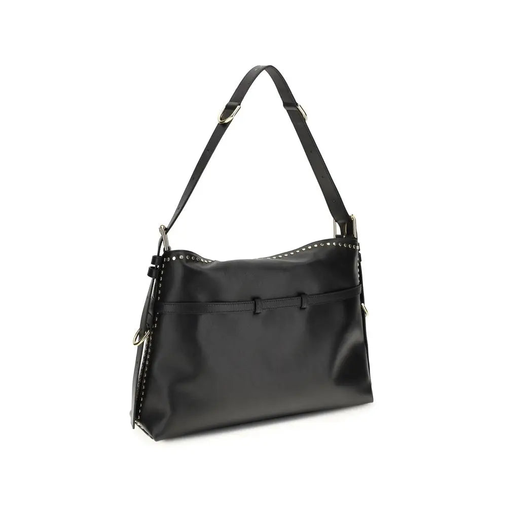 Givenchy Schwarze Bos Taurus Kalbsleder Schultertasche