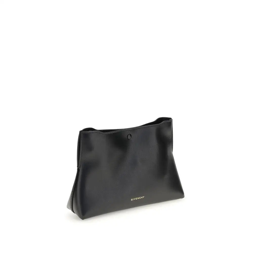 Givenchy Schwarze Clutch-Tasche aus Kalbsleder Bos Taurus