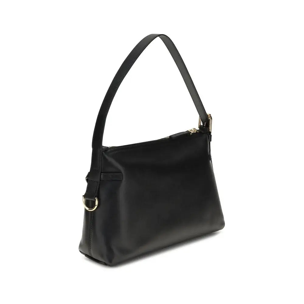 Givenchy Schwarze Kalbshaut Bos Taurus Schultertasche
