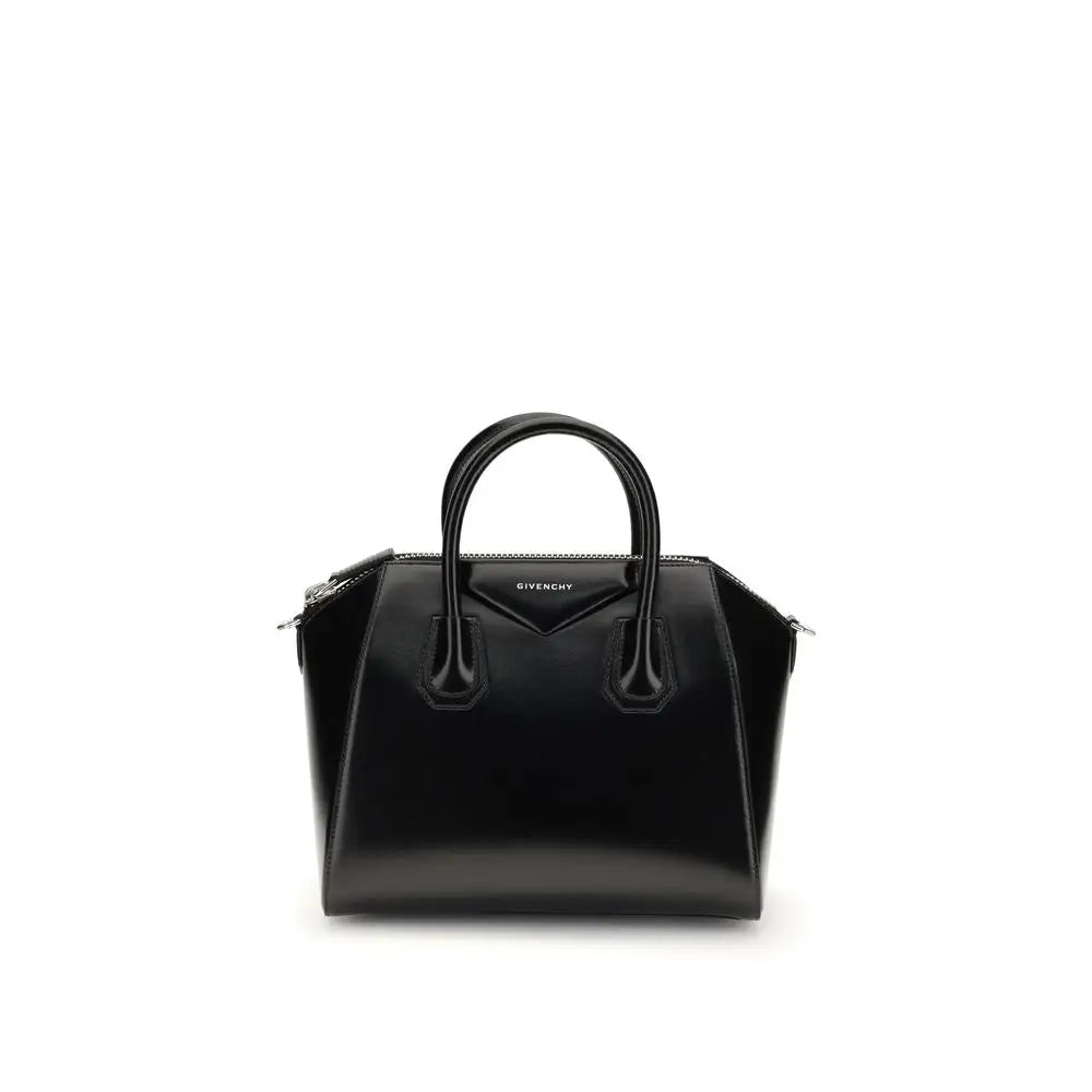 Givenchy Schwarze Kalbsleder-Bos-Taurus-Handtasche
