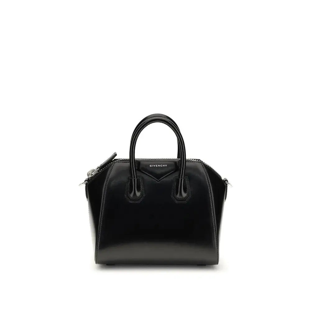 Givenchy Schwarze Kalbsleder Bos Taurus Handtasche