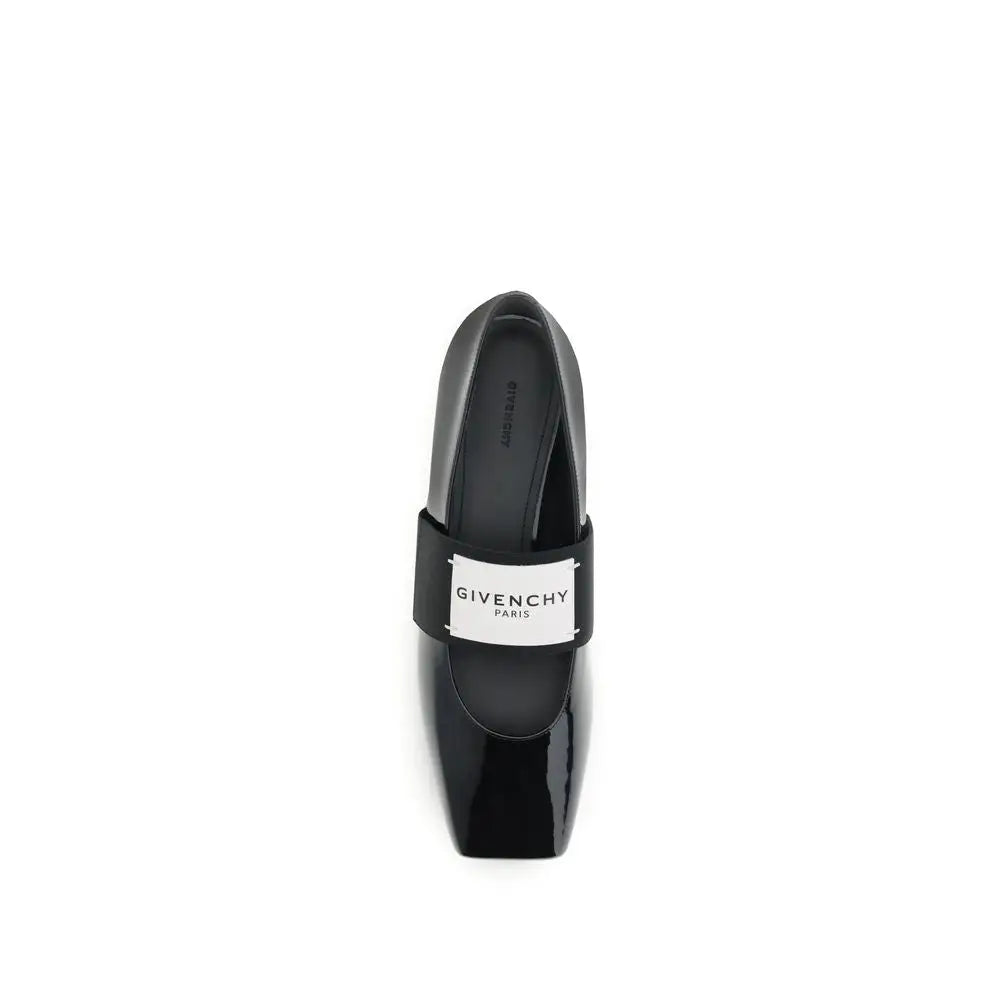 Givenchy Schwarze Leder-Ballerinas - EU36.5/US6.5