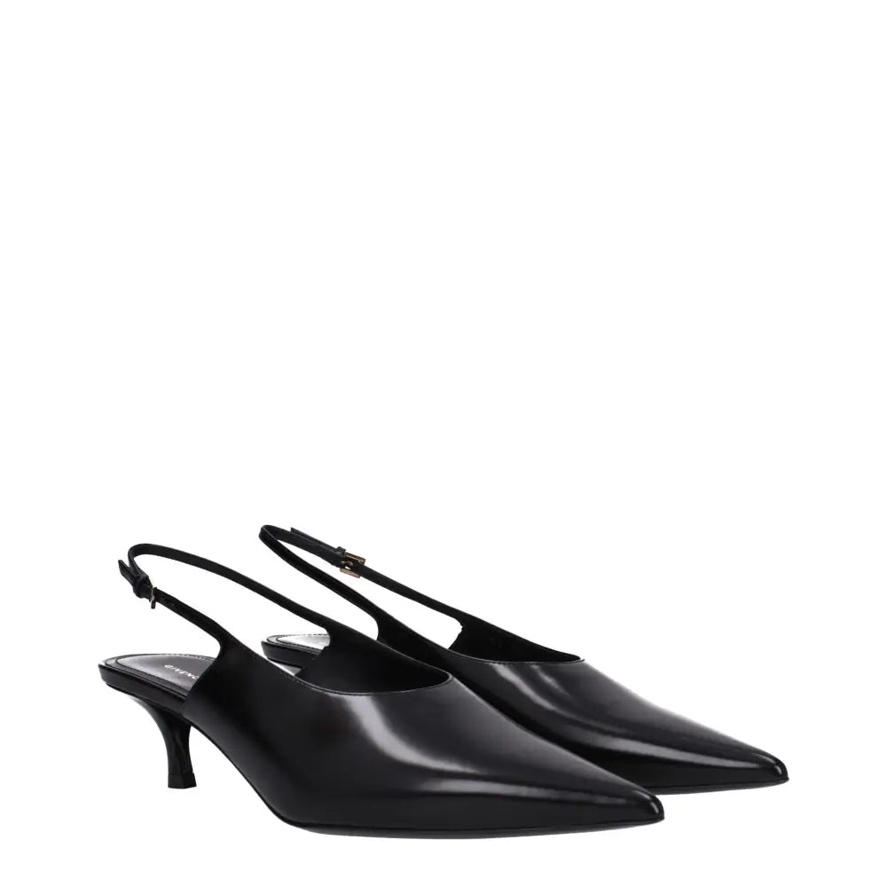 Givenchy Schwarze Leder Pumps mit mittlerem Absatz - EU36/US6