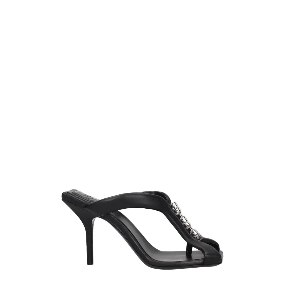 Givenchy Schwarze Leder-Stilettos
