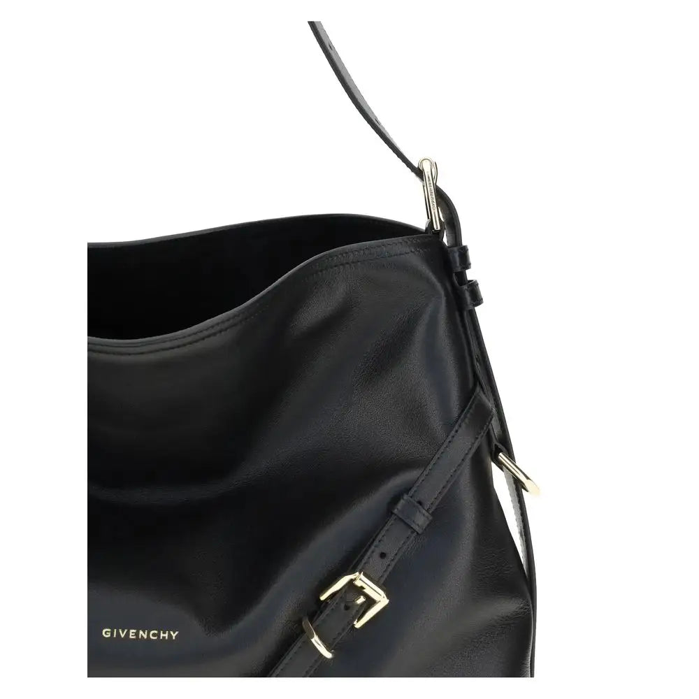 Givenchy Schwarze Schultertasche aus Kalbsleder Bos Taurus