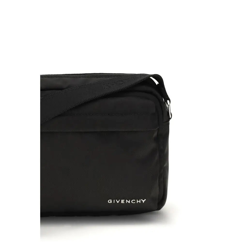 Givenchy Schwarze Schultertasche aus Polyamid