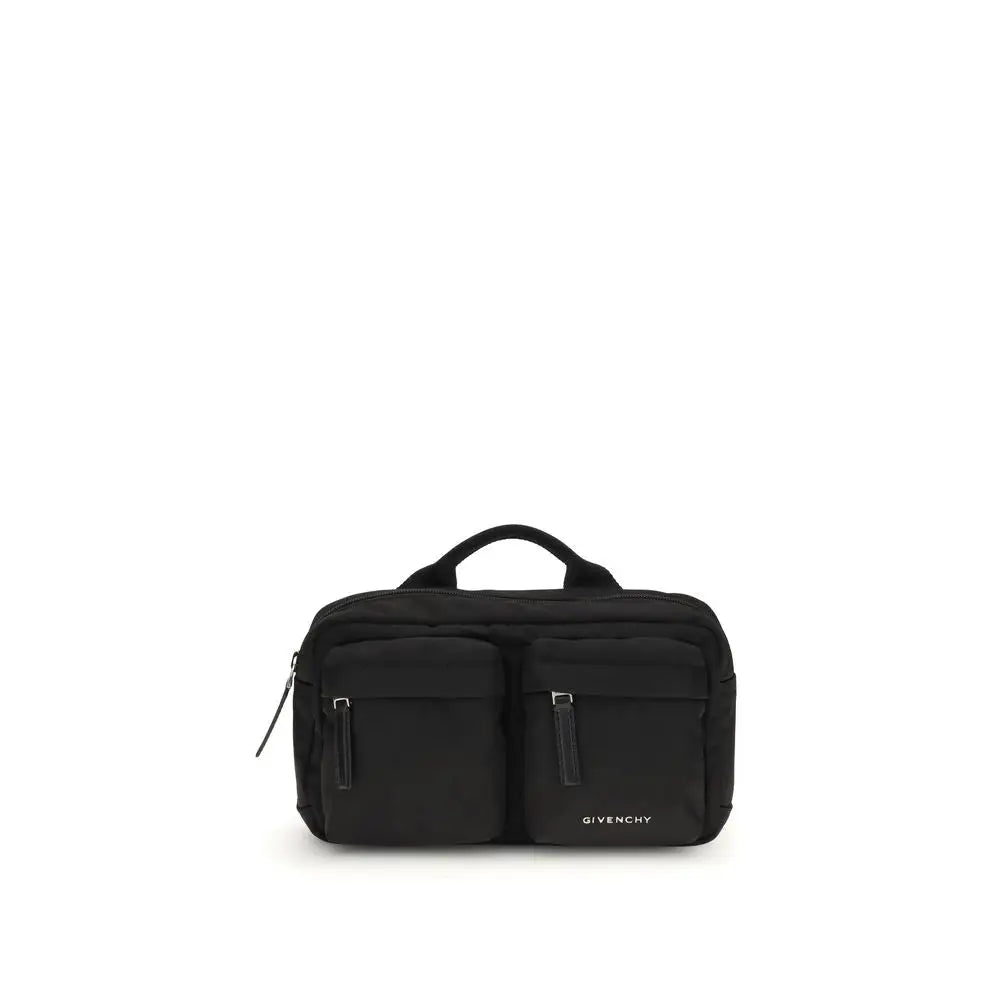 Givenchy Schwarze Schultertasche aus Polyamid