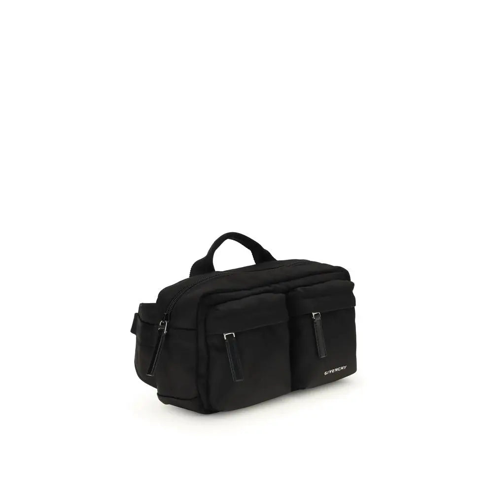 Givenchy Schwarze Schultertasche aus Polyamid