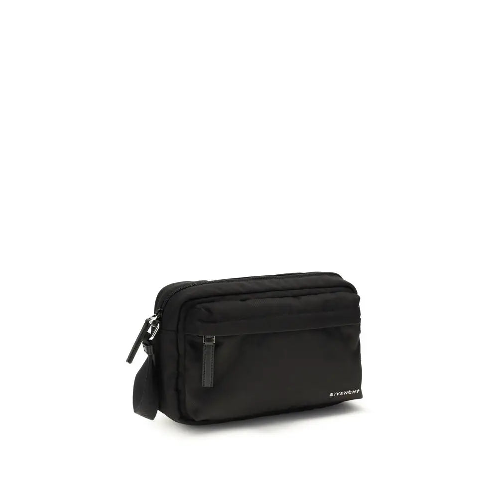 Givenchy Schwarze Schultertasche aus Polyamid