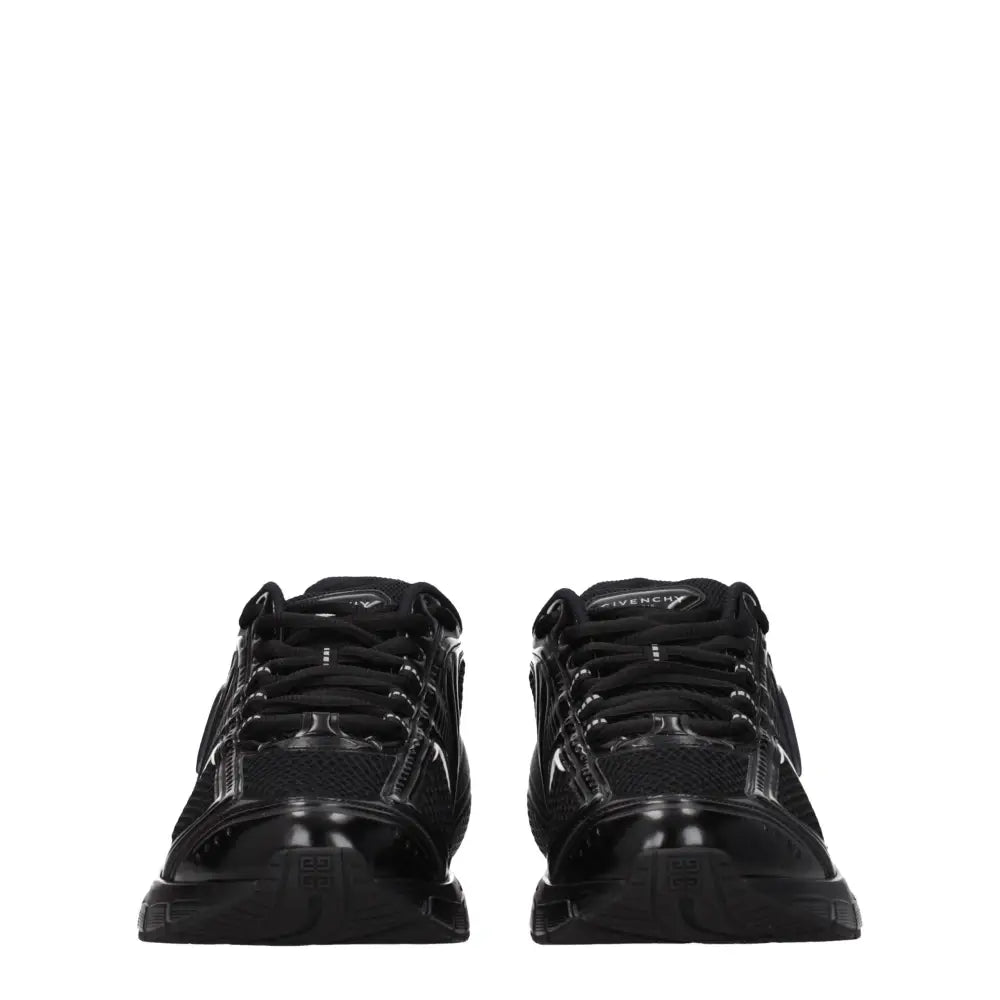 Givenchy Schwarzer Stoff Sportliche Turnschuhe