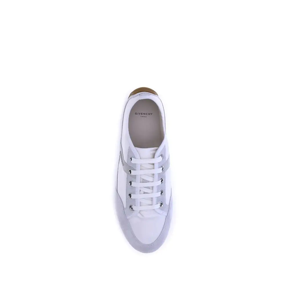 Givenchy Weiße Gummisohle Sneakers mit niedrigem Schaft