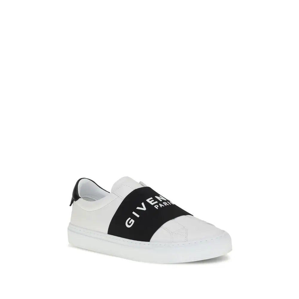 Givenchy Weiße Kalbshaut Bos Taurus Sneakers mit niedrigem Schaft