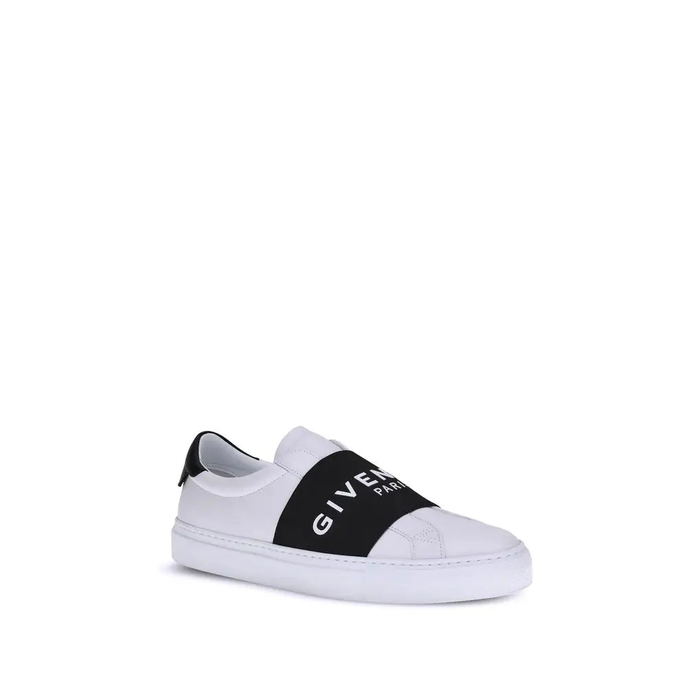 Givenchy Weiße Kalbshaut Bos Taurus Sneakers mit niedrigem Schaft