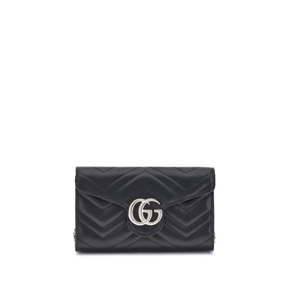 Gucci Schwarze Kalbsleder Bos Taurus Schultertasche