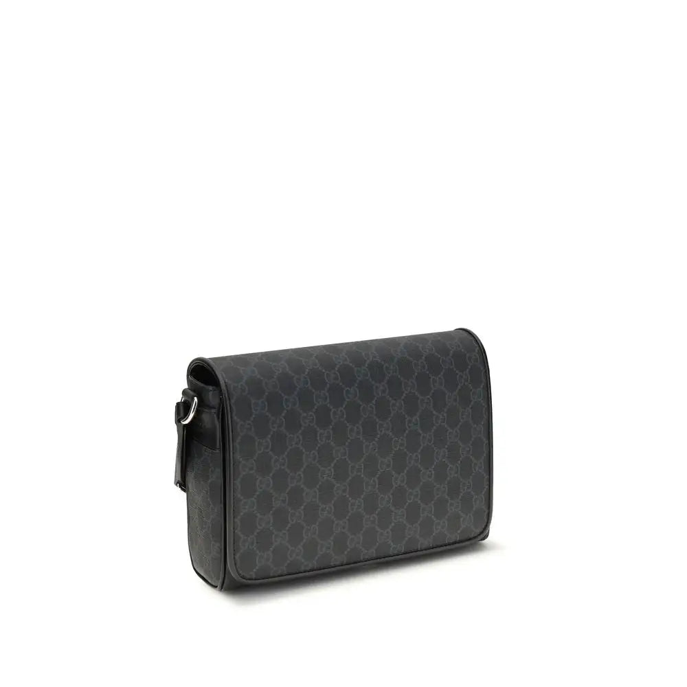 Gucci Schwarze Schultertasche aus Polyethylen