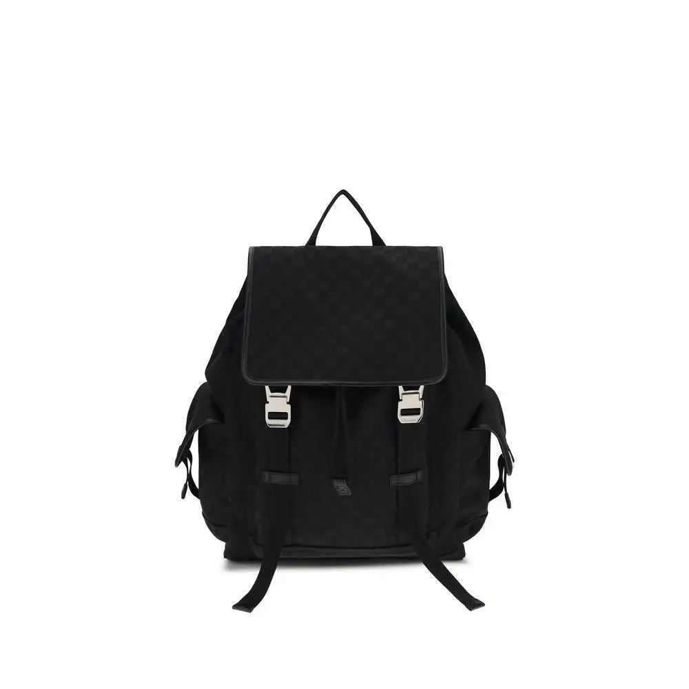 Gucci Schwarzer Rucksack aus Stoff