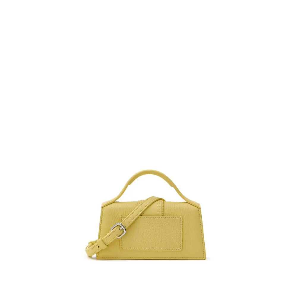 Jacquemus Gelbe Lederhandtasche
