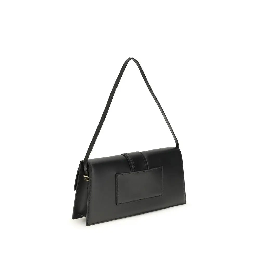Jacquemus Schwarze Bos Taurus Kalbsleder Schultertasche